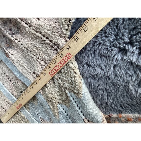 Anthropologie‎ Meadow Rue Moth Zig Zag Knit Cardigan Sweater Multicolor Small - Picture 11 of 12